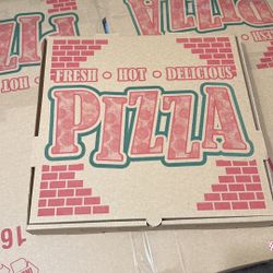 New Pizza Boxes Size 16 Bulk Lot 2000 Pcs (40 Packs x 50) Pratt Industries