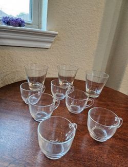 Vintage punch and beverage glasses!