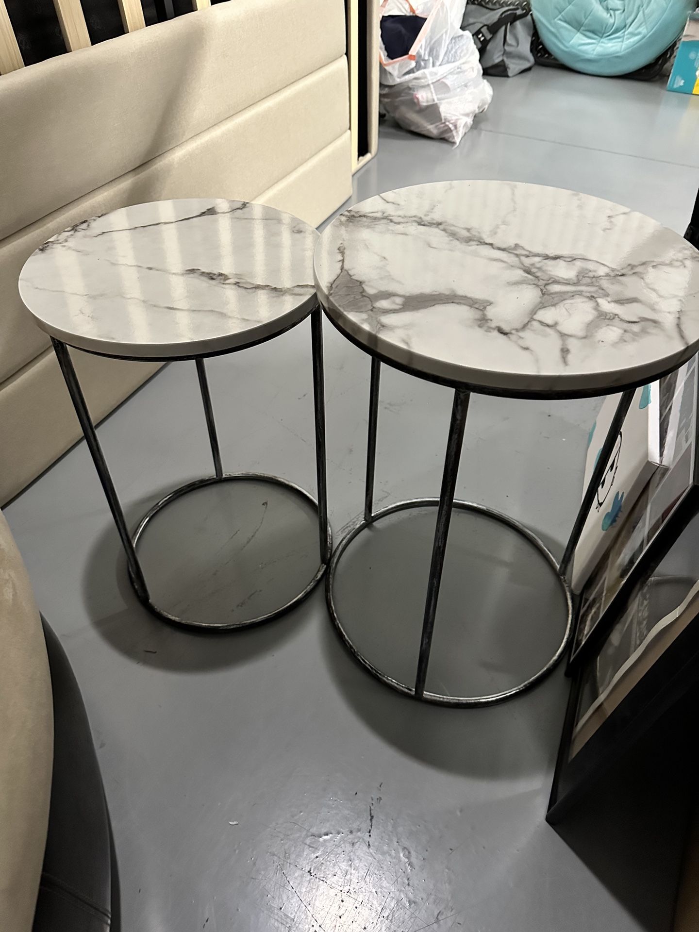 Marble End Tables