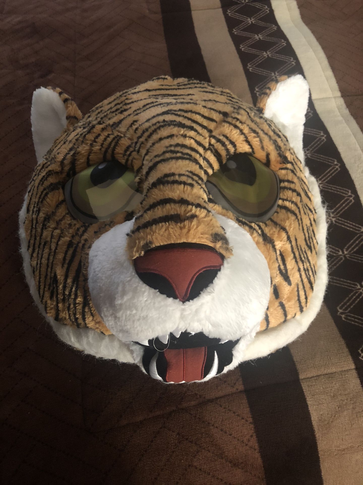 Tiger Head Costume Mascot