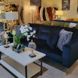 Blue Navy Sofa Modern