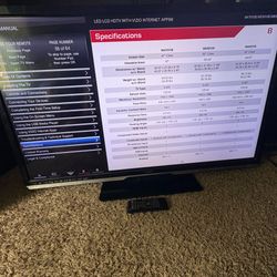 47’ Vizio TV  - Smart TV