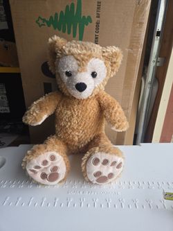 Duffy the Disney Parks Teddy Bear Plush Tan Hidden Mickey Stuffed Animal Toy
