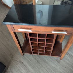 Bar with Wine / Alcohol Bottle Storage 