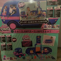 LOL Surprise! O.M.G. 4-in-1 Glamper Fashion Camper with 55+ Surprises 