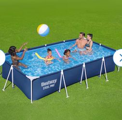 Pool brand new summer fun kids adults backyard best way steel pro large  13’x 6’ house party
