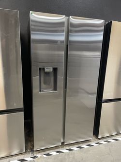 Samsung 2 door refrigerator in stainless steel