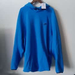 3XLT Nike Tech Fleece Men's Pullover Hoodie Blue