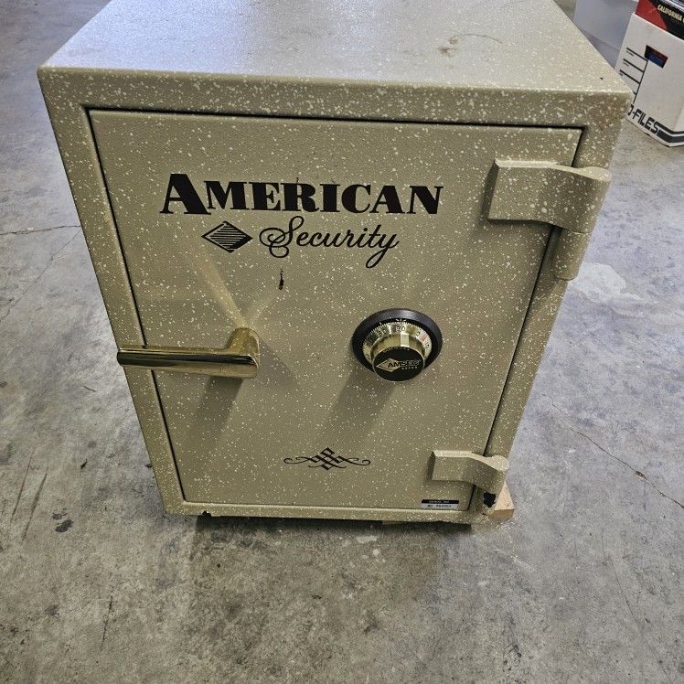 American Security 2 hour Fire Safe with dial combination.