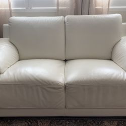 Leather White Couches