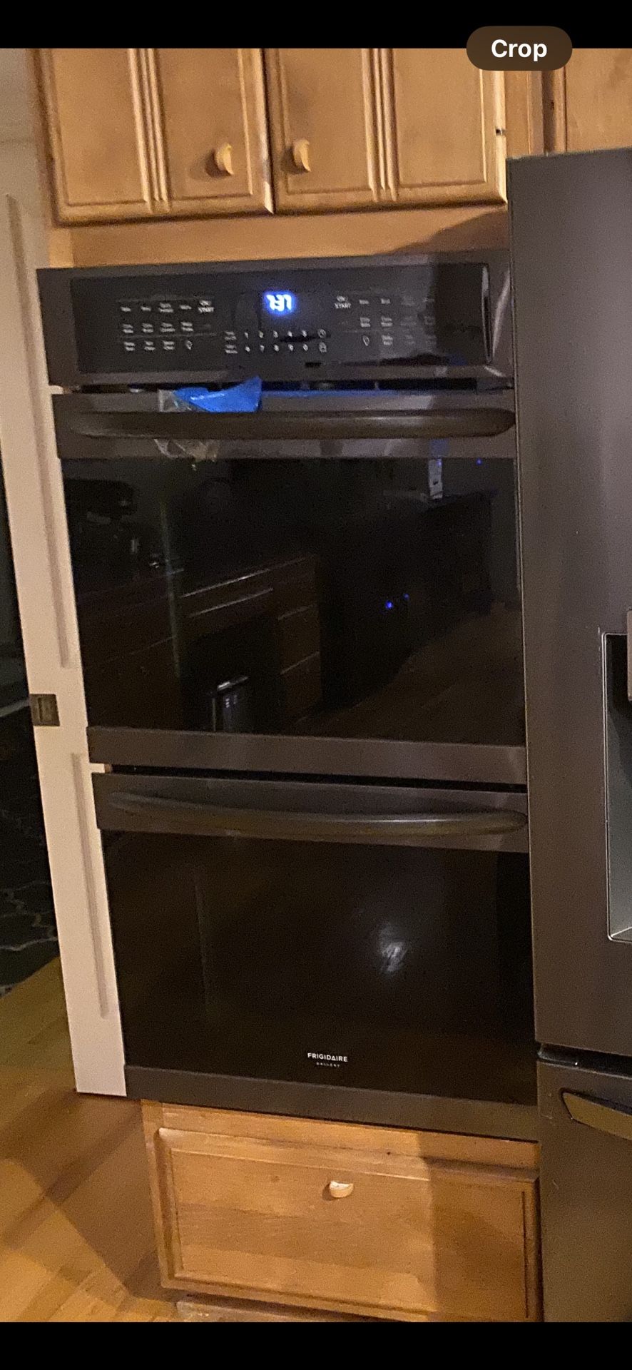 Brand new! 27” Double Oven Black Stainless