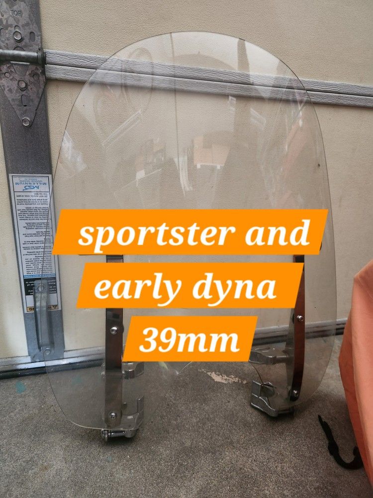 Sportster And Early Dyna Quick Release Harley Davidson Windshield