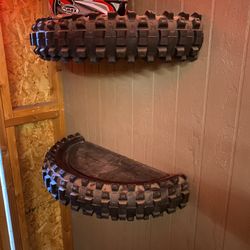 Dirt bike Wheel Shelf’s 