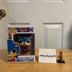 Funko Pop Sonic Clássico 632 Sonic The Hedgehog