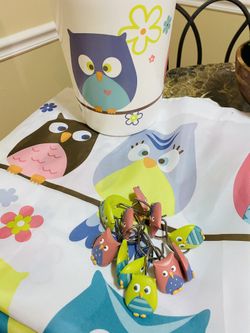 Mainstays Kids Owl Shower Curtains