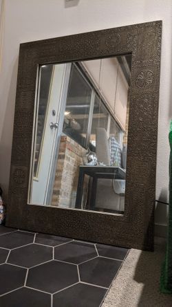World Market Metal Maya Mirror - Like New