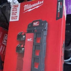 Milwaukee M18 Batteries And Packout Mount