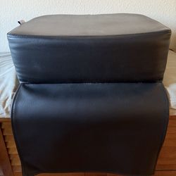 Salon Booster Chair Seat for Kids Black extra large ,m18 x 13 x 7in 