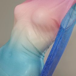 Multi Color Mesh Long Sleeve Dress NWOT 