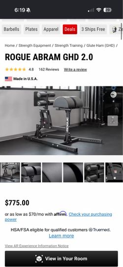 ROGUE Abrams GHD machine