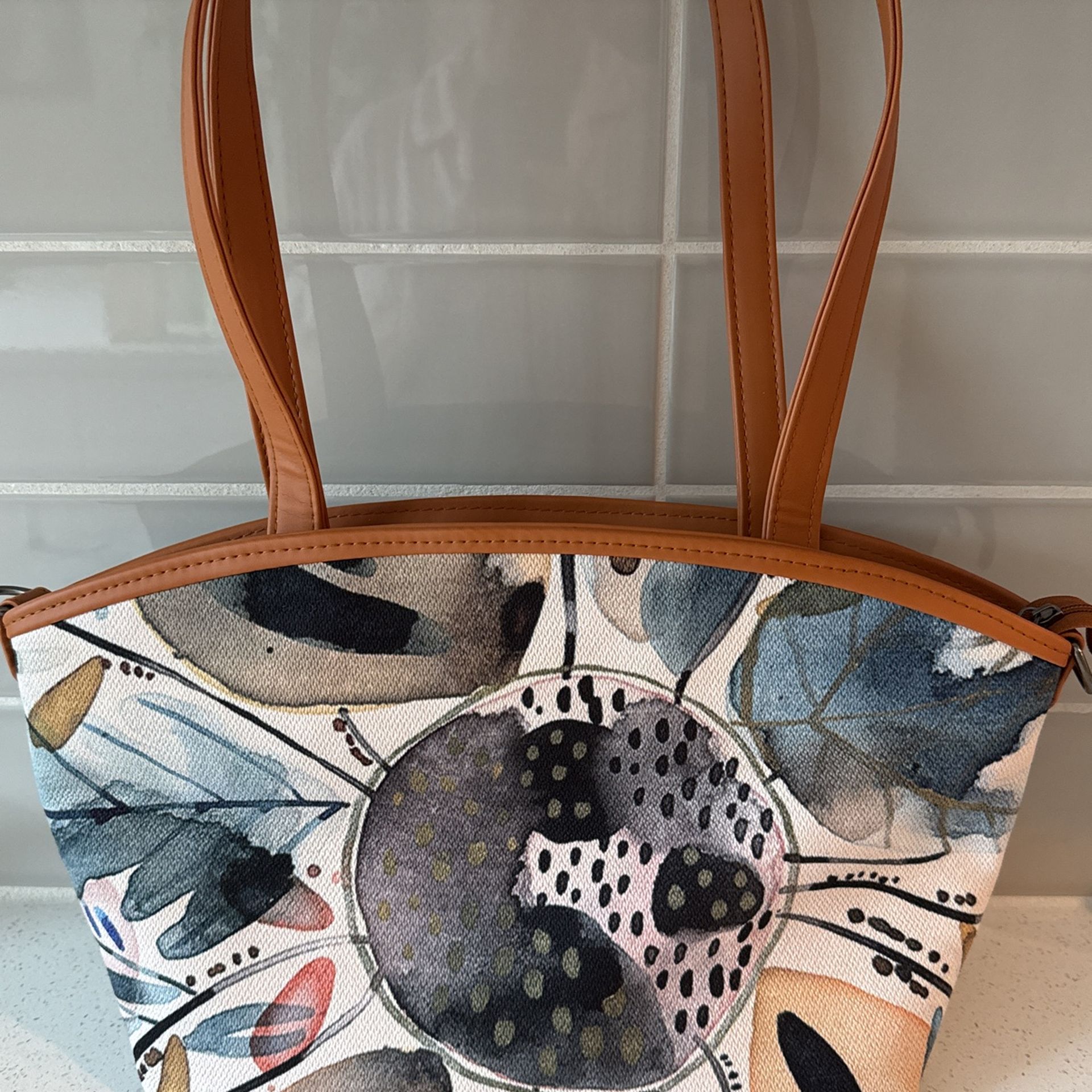 Abstract Watercolor Tote Bag/Purse/Shoulder Bag