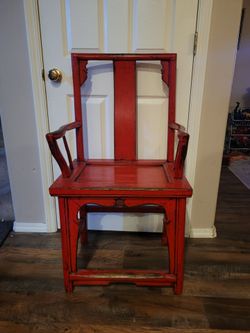 Ming  Style Elm Chair Late 1800's - 130+ Years Old
