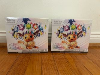 Pokemon TCG Scarlet & Violet Prismatic Evolutions ETB LOT OF 2