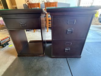 Free modular Pottery Barn Corner Desk