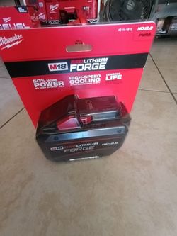 Milwaukee
M18 18V Lithium-Ion REDLITHIUM FORGE HD 12.0 Ah Battery Pack