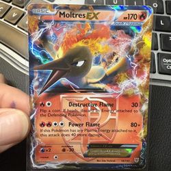 Moltres EX (Team Plasma) - Plasma Storm / Pokemon Card For Sale DAMAGED 
