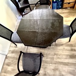 Beautiful Black Table Table Sears 4-8 