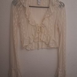 West Of Melrose Lace Cardigan - XS