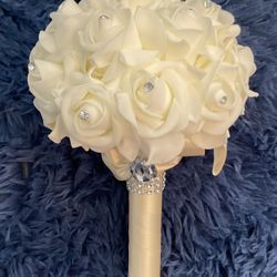 4 New Ivory Color Bouquets-$50 Firm,No Holds Or Spam