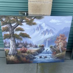 Textured Nature Painting