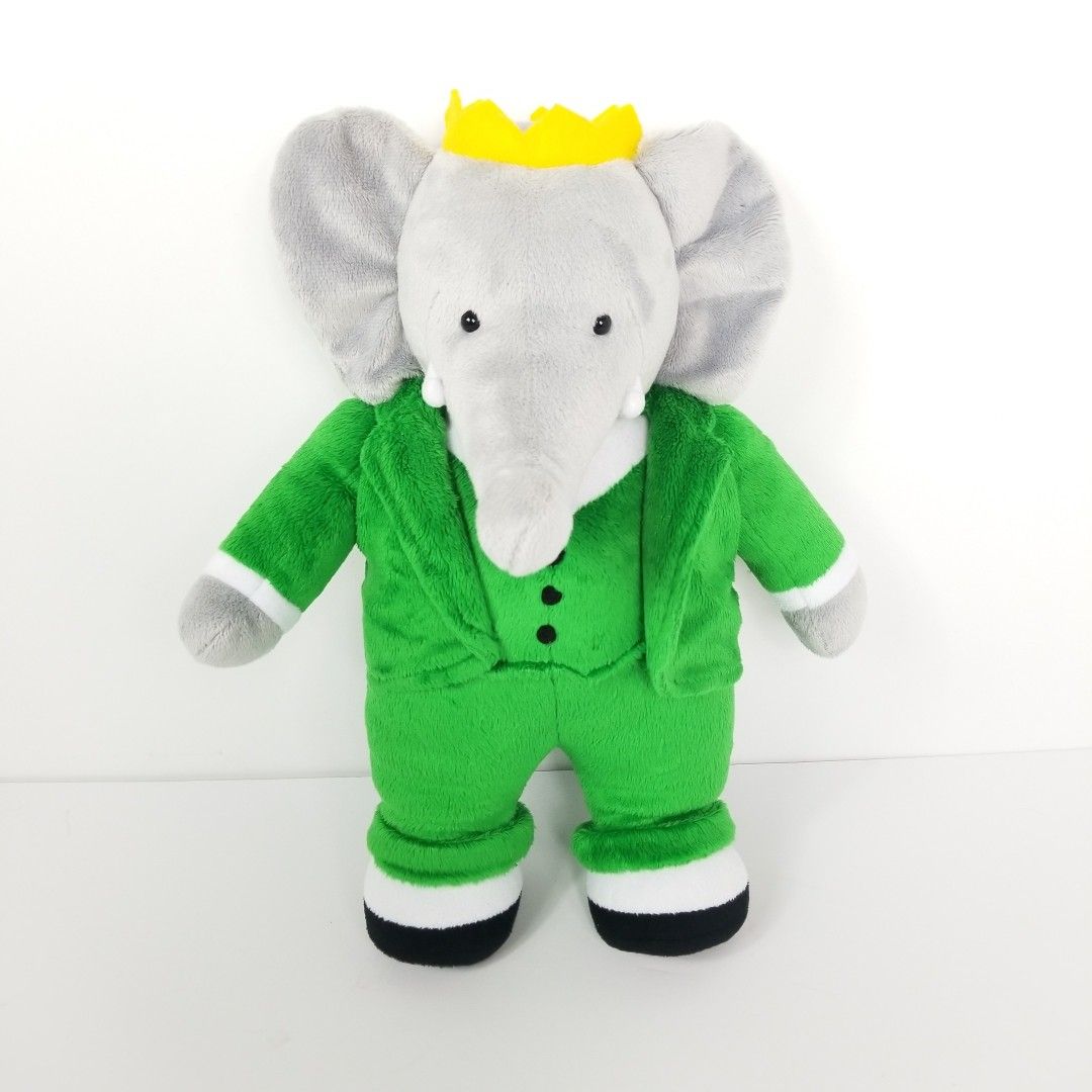 Babar the Elephant 1990's Collectible Plush Toy. $25