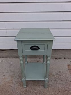 Beautiful Sage Green End Table/Nightstand