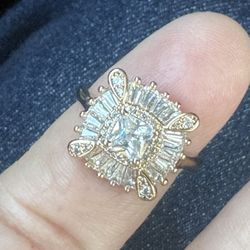 14k gold plated ring