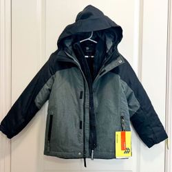 Snow Clothes: jacket, snow bib, Size small 6/7 