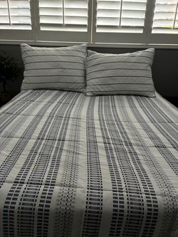 Full size bed and frame