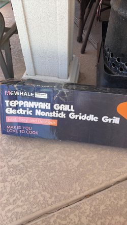Electric nonstick griddle grill
