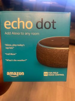Amazon echo dot 3rd gen . Brand new