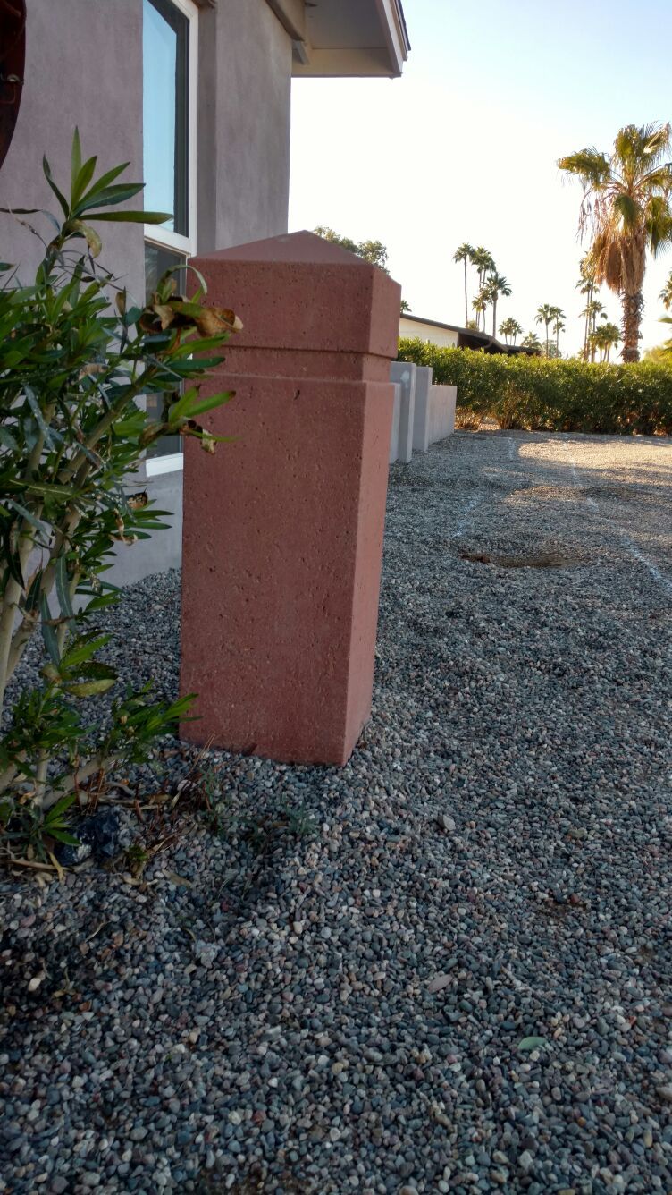 Cement pillar
