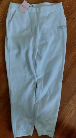 Juicy Couture Bleached White Terry Sweatpants - Size L - New with Tags
