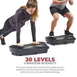 Sunny Health & Fitness Fitboard 4D Vibration Platform - Whole Body Exercise Machine