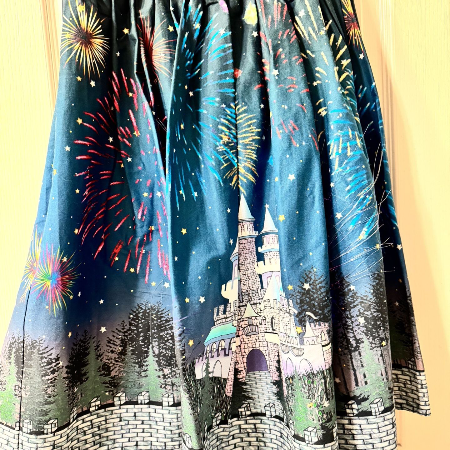 Unique Vintage Fireworks Disneyland Skirt