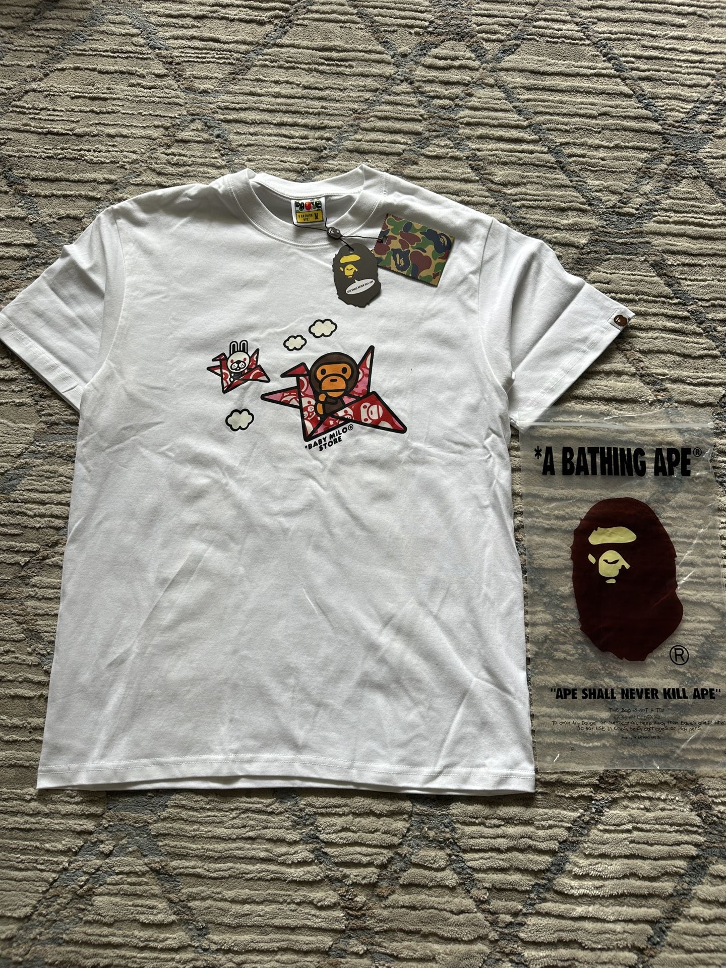 Bape Paper Airplanes Tee Shirt
