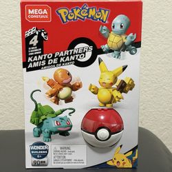 🔥 Mega Construx Pokémon Kanto Partners Set — Brand New, Sealed