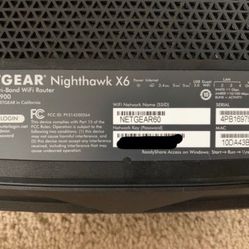 NETGEAR Nighthawk X6 AC3000 Tri-Band WiFi Router