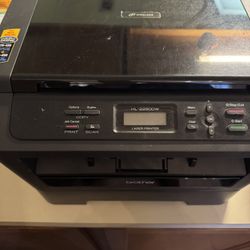 Brothers Printer. Used Turns On And Works 