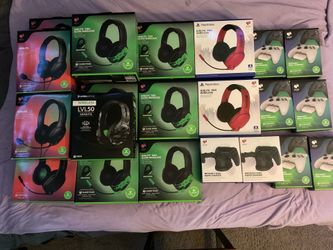 Gaming accessories headphones/controller chargers